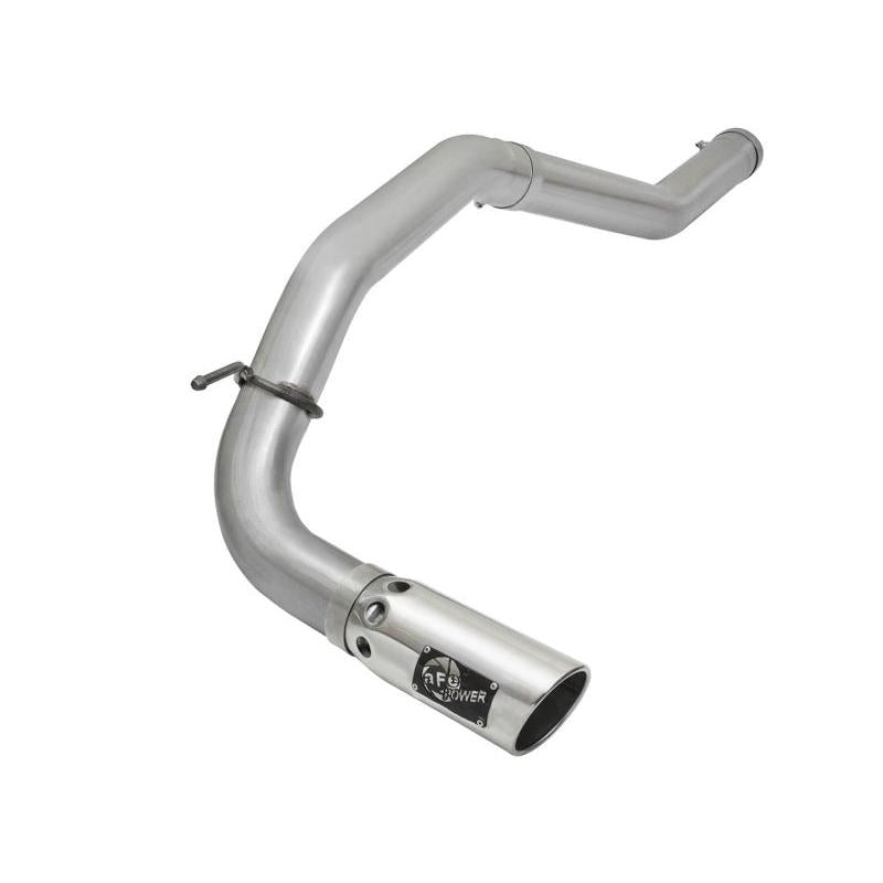 aFe Atlas Exhaust 5in DPF-Back Al Steel 2016 Nissan Titan XD V8-5.0L Polished Tip-SR1 Performance