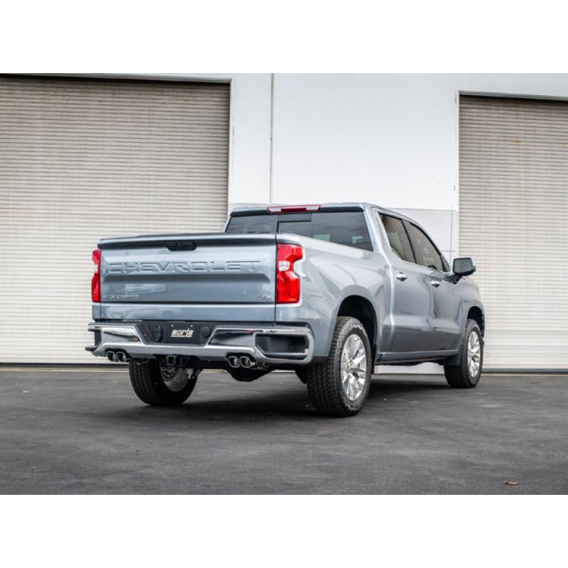 Borla 19 Chevrolet Silverado/GMC Sierra 1500 6.2L SS Touring Catback Exhaust - Square Chrome Tips-SR1 Performance