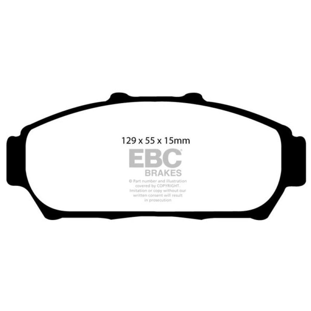 EBC Yellowstuff Front Brake Pads for 1998-2001 Acura Integra - High-Performance Street and Track Use