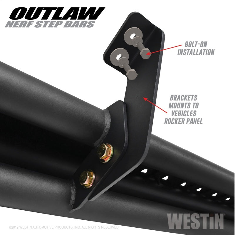 Westin 2019 Dodge Ram Crew Cab ( Excludes 1500 Classic) Outlaw Nerf Step Bars