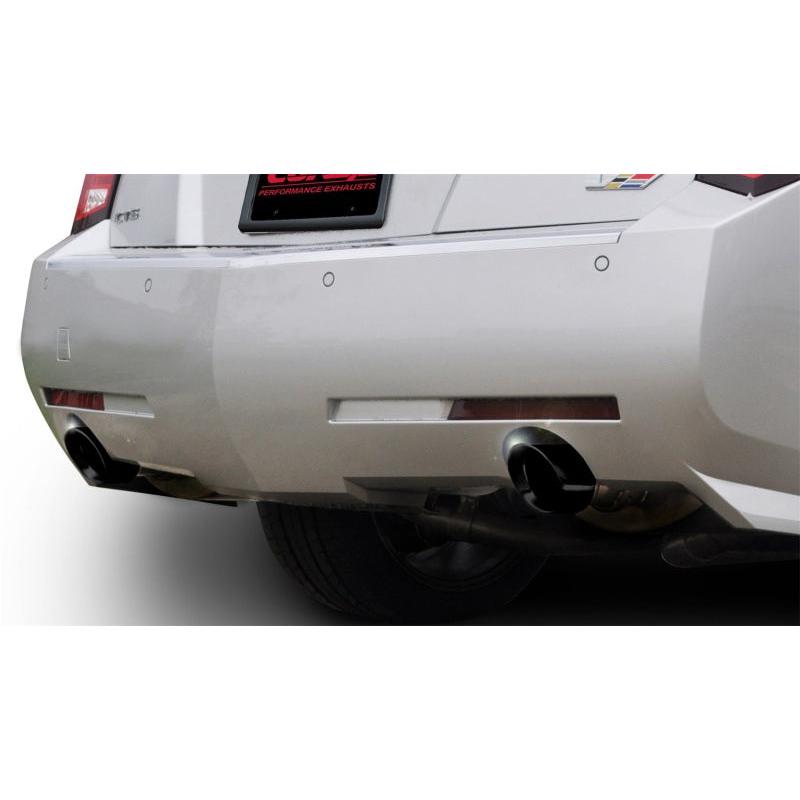 Corsa 2011-2014 Cadillac CTS Wagon V 6.2L V8 Black Sport Axle-Back Exhaust-SR1 Performance