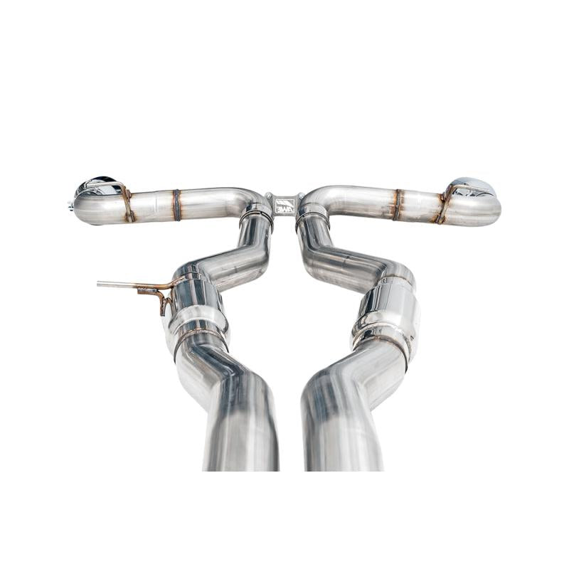 AWE Tuning 2020 Toyota Supra A90 Track Edition Exhaust - 5in Chrome Silver Tips-SR1 Performance