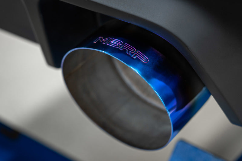 MBRP 2023 Toyota Corolla GR 1.6L T304 Stainless Steel 3in Cat-Back Dual Split Rear w/ Burnt End Tips-SR1 Performance