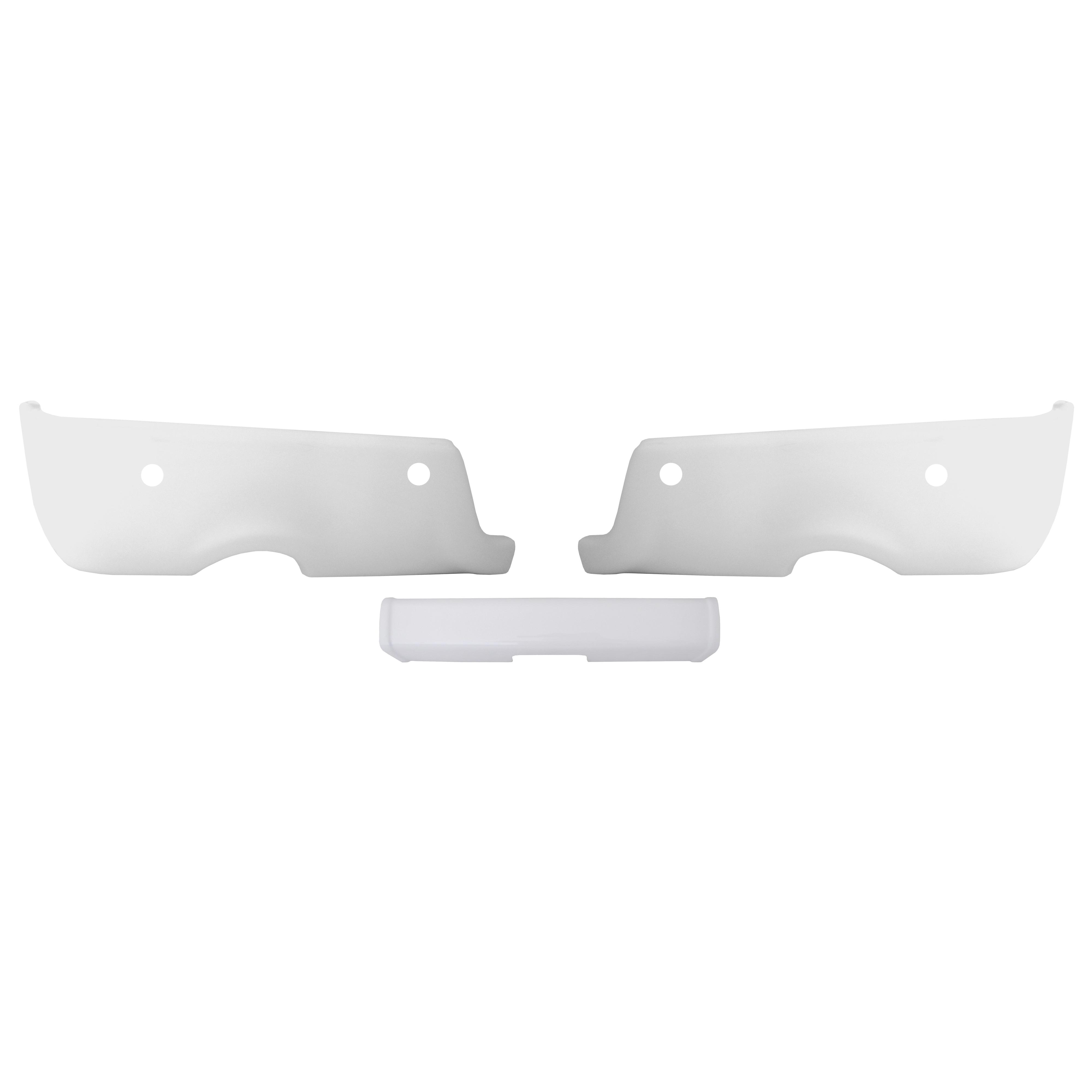 2009-2018 Ram - Rear BUMPERSHELLZ™ - Chrome Delete Truck Bumper Caps