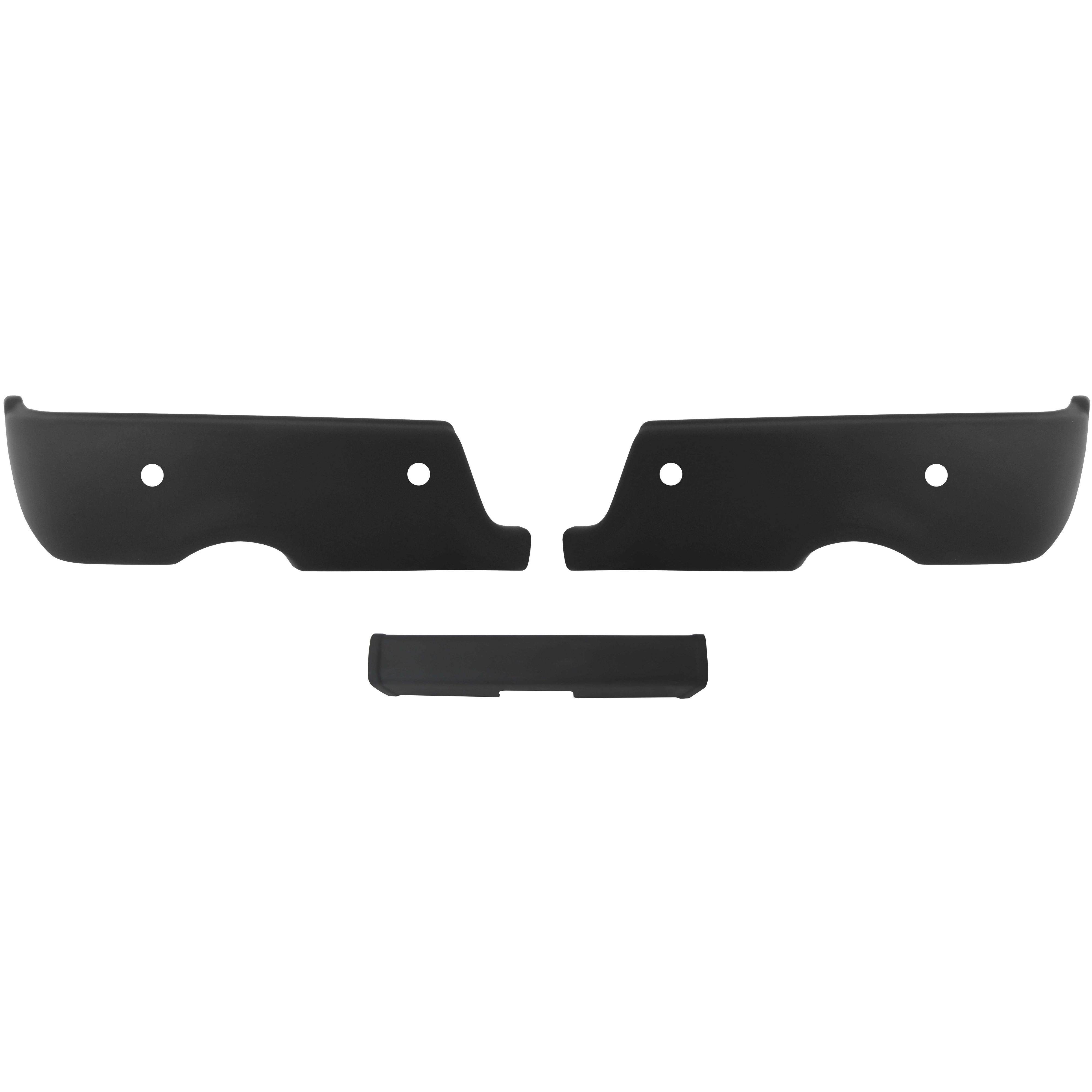 2009-2018 Ram - Rear BUMPERSHELLZ™ - Chrome Delete Truck Bumper Caps