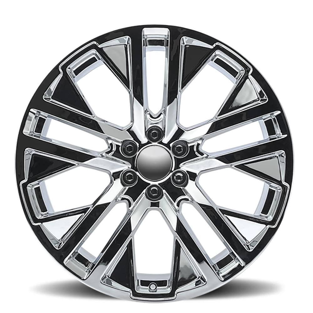 FR 96 – GMC CARBONPRO REPLICA WHEELS-Chrome 20x9 6x5.5 + 28 HB 78.1