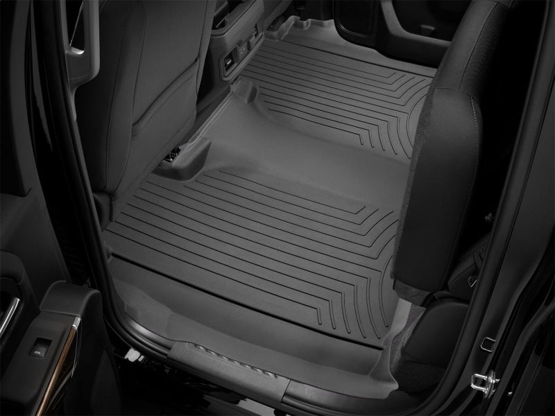 WeatherTech Part 4414365IM Rear FloorLiner HP for 2019 Chevrolet Silverado 1500 and GMC Sierra 1500 – Black