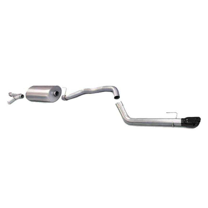 Corsa 2008-2017 Toyota Sequoia 5.7L V8 Touring Cat-Back Exhaust w/Black 4in Tip-SR1 Performance