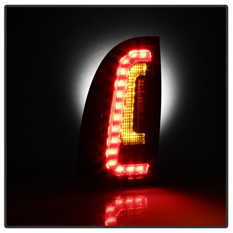 Spyder 05-15 Toyota Tacoma LED Tail Lights (Not Compatible w/OEM LEDS) - Black ALT-YD-TT05V2-LB-BK-SR1 Performance