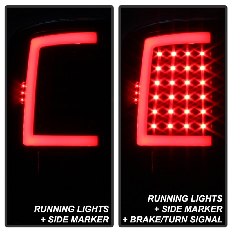 xTune 09-18 Dodge Ram 1500 LED Tail Lights - Black Smoke (ALT-ON-DR09-LBLED-BSM)-SR1 Performance