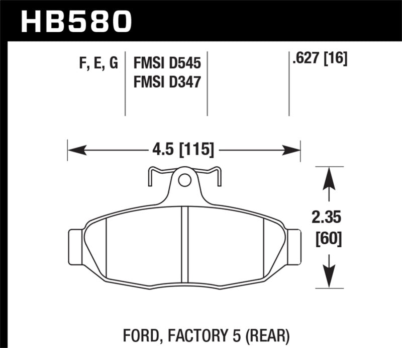 Hawk HPS Street Brake Pads-SR1 Performance