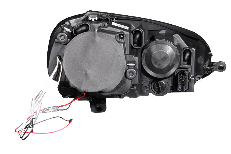 ANZO 2006-2009 Volkswagen Rabbit Projector Headlights w/ Halo Black (CCFL)-SR1 Performance