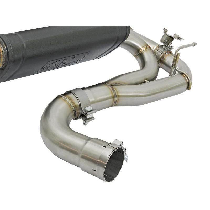 aFe MACHForce XP 16-17 BMW 340i/iX 440i/iX L6-3.0L (t) SS Axle-Back Exhaust w/Polished Tips-SR1 Performance