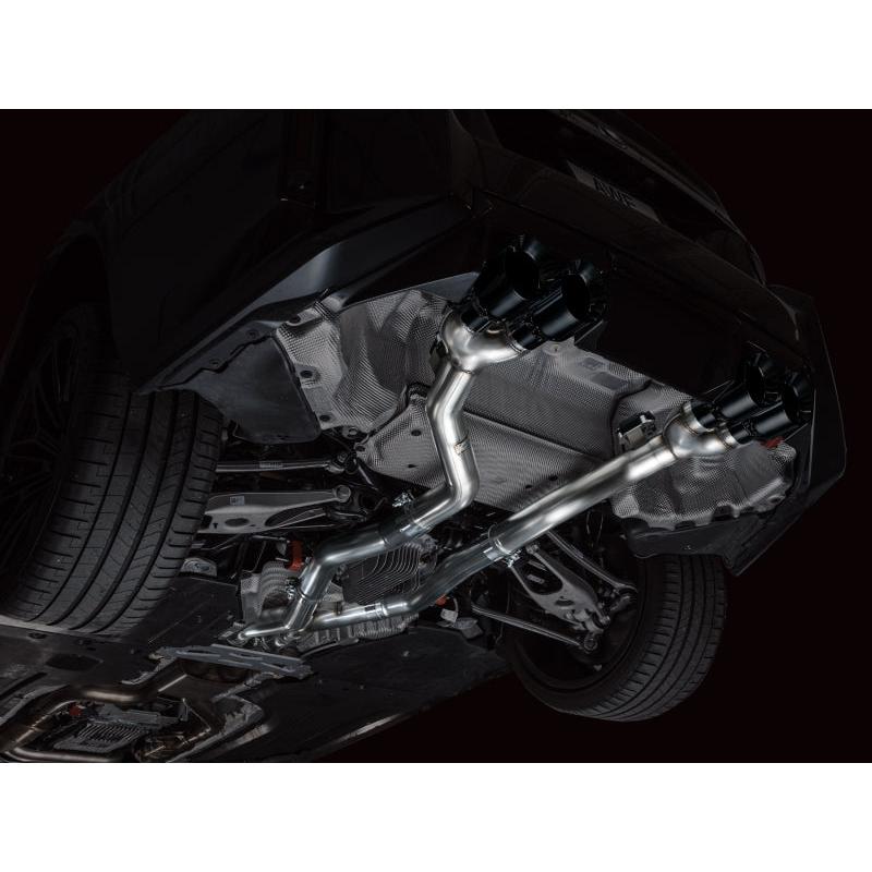 AWE Tuning 23-24 BMW G87 M2 Track Edition Exhaust - Diamond Black Tips-SR1 Performance