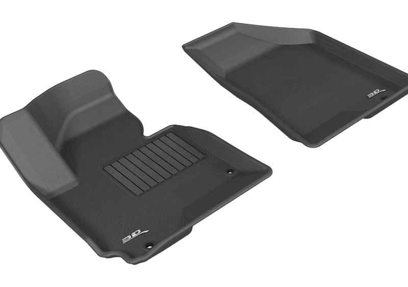 3D MAXpider 2011-2013 Kia/Hyundai Sportage/Tucson Kagu 1st Row Floormat - Black-SR1 Performance