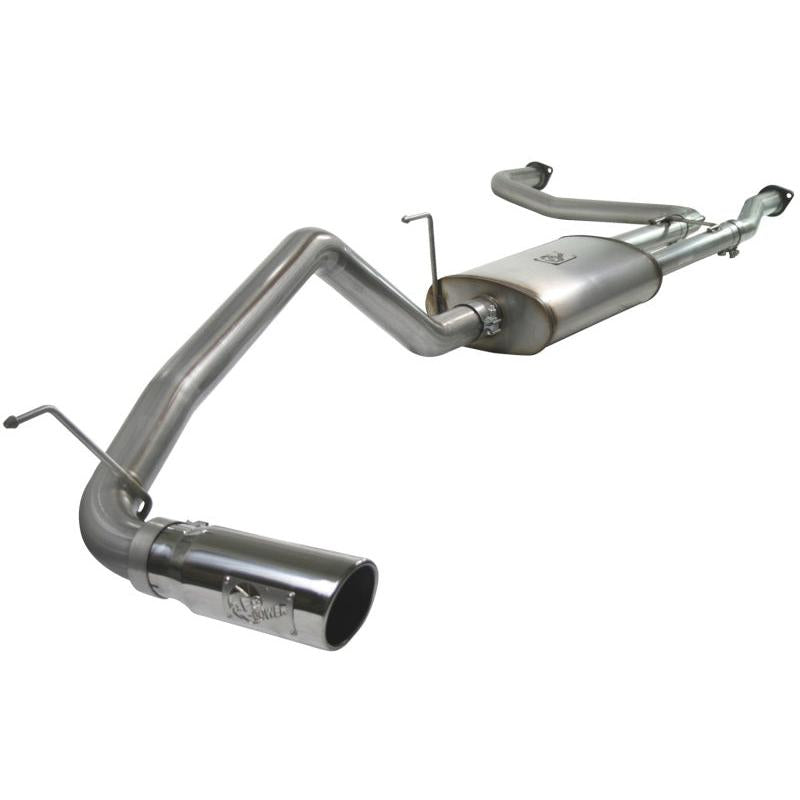 aFe MACHForce XP Exhaust Cat-Back 2.5/3in SS-409 w/ Polished Tip 04-12 Nissan Titan V8 5.6L-SR1 Performance