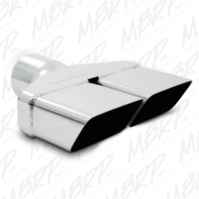 MBRP Universal Tip 8inx 2.375in ID Rectangle 2.5in O.D. inlet 8.25in length T304-SR1 Performance