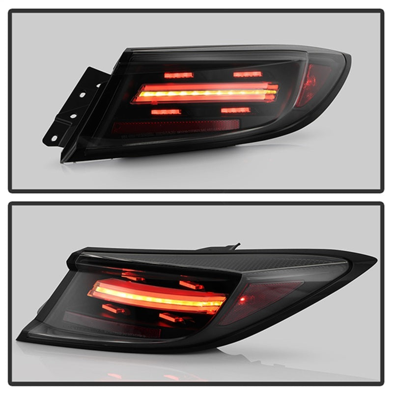 Spyder Apex 22-24 Toyota GR86/BRZ Full LED Tail Lights - Black (ALT-YD-TGR8622-SEQGR-BK)-SR1 Performance