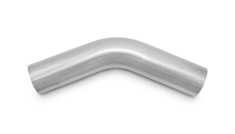 Vibrant 5in O.D. T304 SS 45 deg Mandrel Bend 6in x 6in leg lengths (7.5in Centerline Radius)
