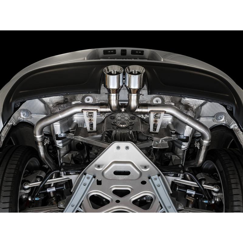 AWE Tuning Porsche 718 Boxster / Cayman Track Edition Exhaust - Chrome Silver Tips-SR1 Performance