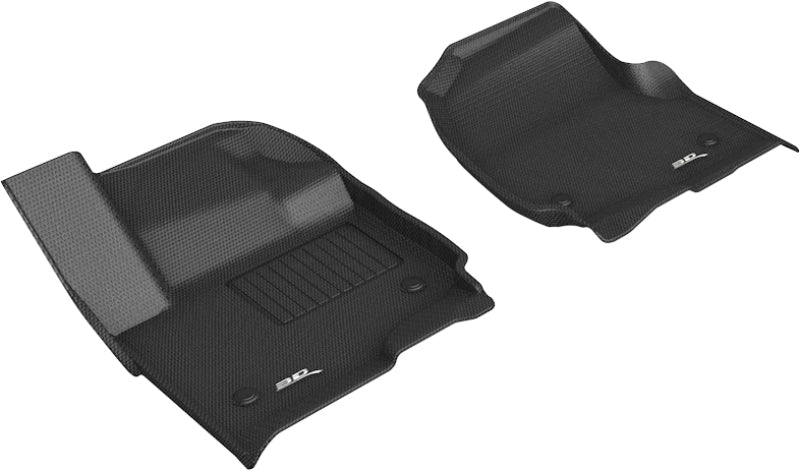 3D MAXpider 2018-2020 Lincoln/Ford Navigator/Expedition Kagu 1st Row Floormat - Black-SR1 Performance
