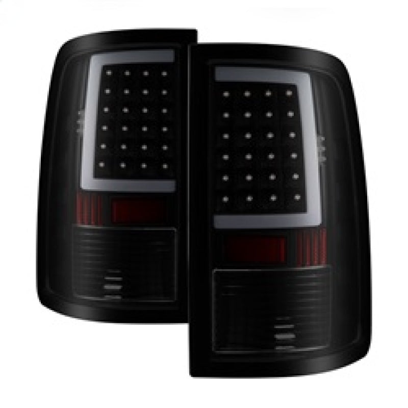 xTune 13-18 Dodge Ram 1500 (LED Model Only) LED Tail Lights - Blk Smk (ALT-ON-DRAM13V2-LBLED-BSM)-SR1 Performance