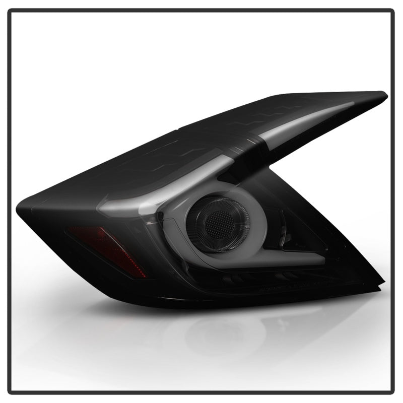Spyder 16-18 Honda Civic 4 Door Light Bar LED Tail Lights - Black Smoke (ALT-YD-HC164D-LB-BSM)-SR1 Performance