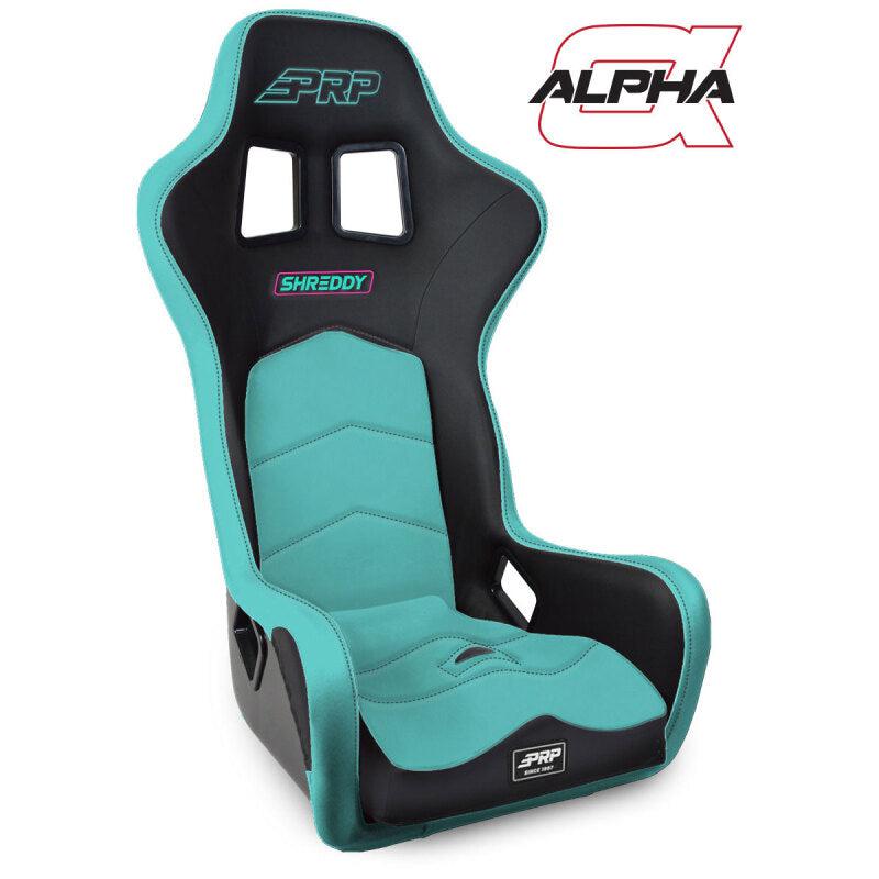 PRP Shreddy Alpha Composite Seat- Teal / Black-SR1 Performance