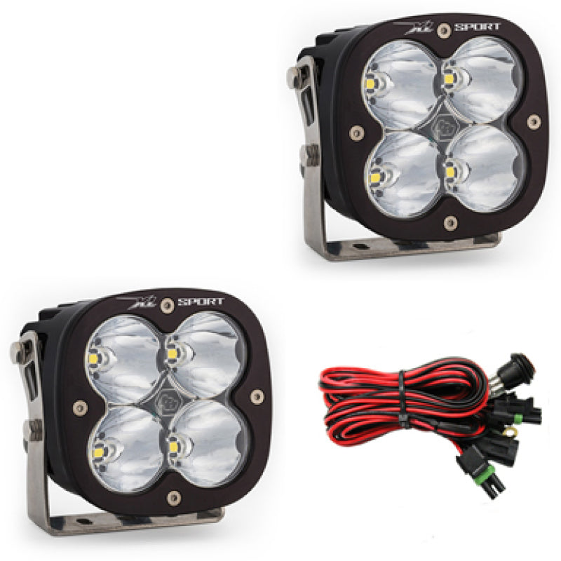 Baja Designs XL Sport Series High Speed Spot Pattern Pair LED Light Pods-SR1 Performance