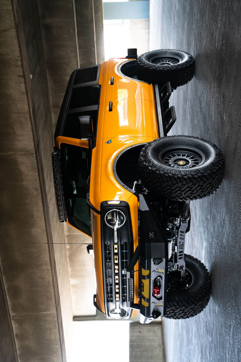 DV8 Offroad 21+ Ford Bronco Curved Light Bracket for 40-Inch LED Light Bar and Pod Lights
