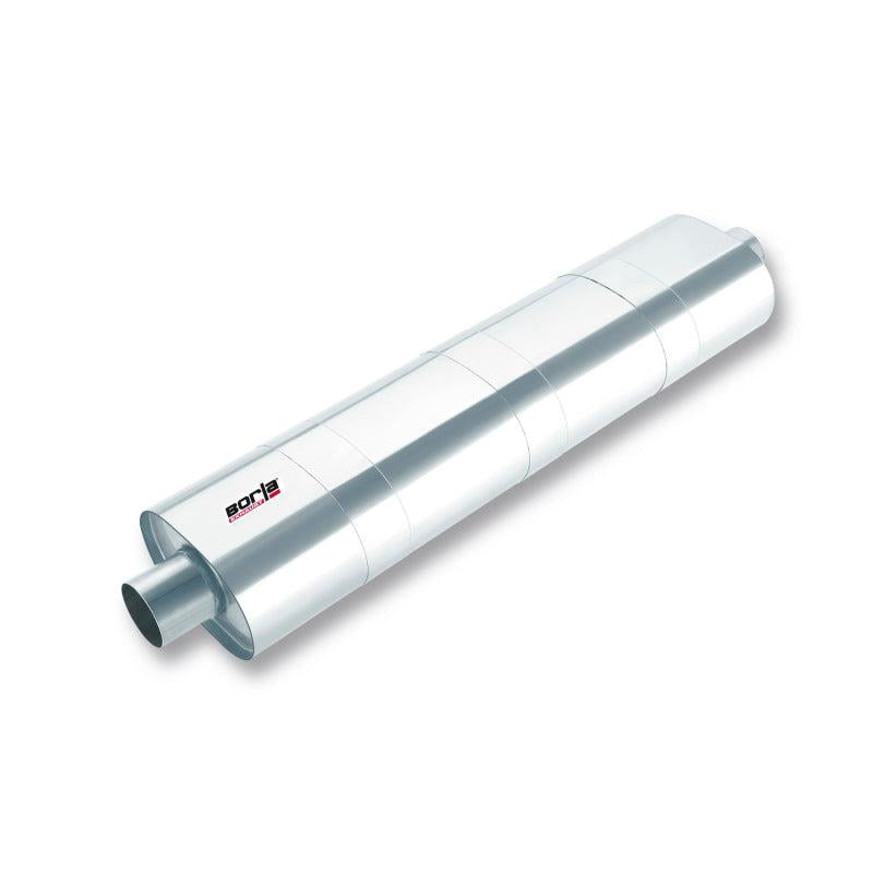 Borla 3in ID In/Out x 34in x 8.5 in x 5.5in Oval XR-1 Multi-core Racing Muffler-SR1 Performance