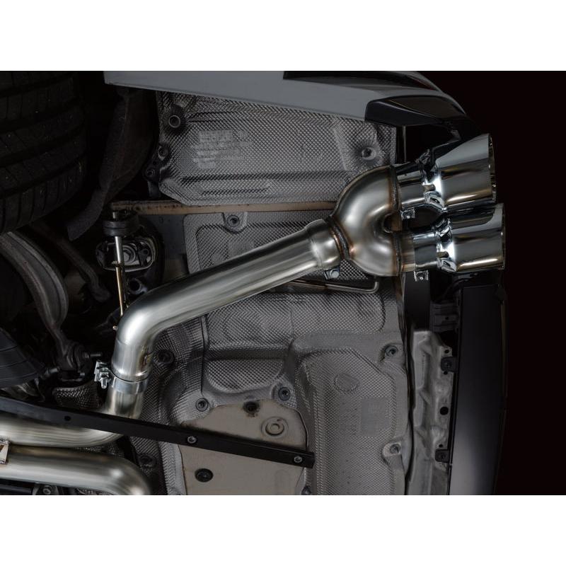 AWE Tuning 19-23 Audi C8 S6/S7 2.9T V6 AWD Track Edition Exhaust - Chrome Silver Tips-SR1 Performance