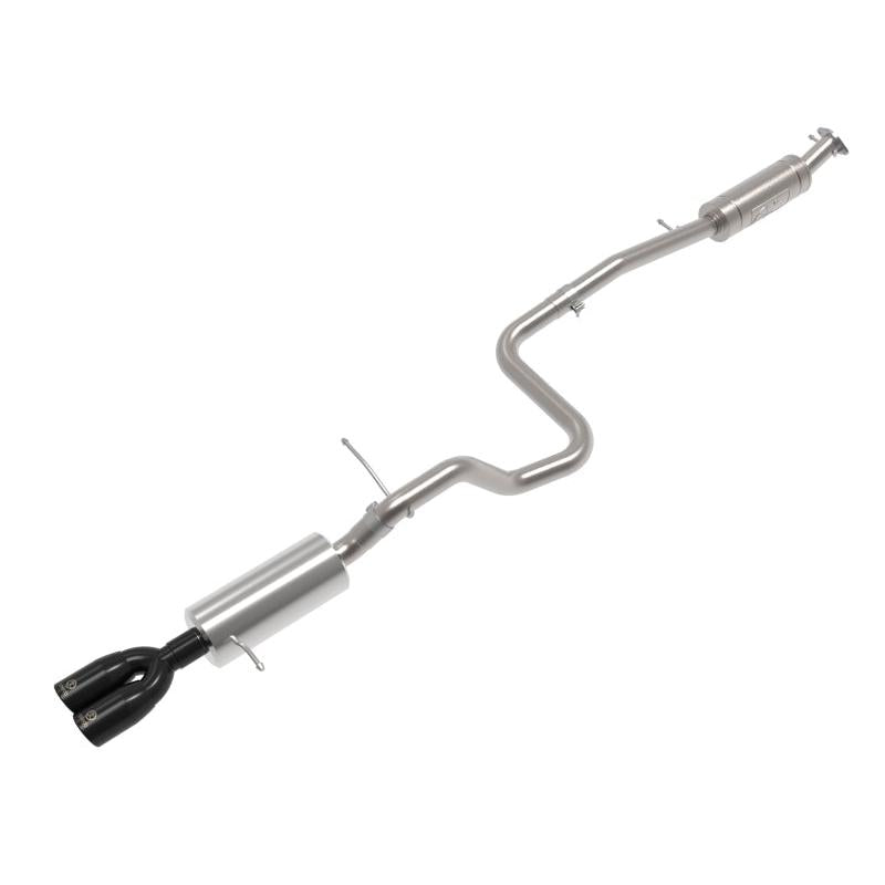 aFe Takeda Series 2 1/2in 304 SS Cat-Back 14-19 Ford Fiesta L4-1.6L (t) w/Black Tip-SR1 Performance