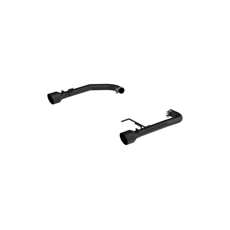 MBRP 15-23 Ford Mustang 2.3L EcoBoost Black 2.5in Axle Back Dual Split Rear Exit (Race Version)-SR1 Performance