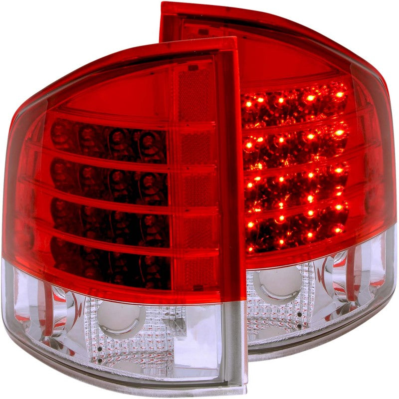ANZO 1995-2005 Chevrolet S-10 LED Taillights Red/Clear-SR1 Performance