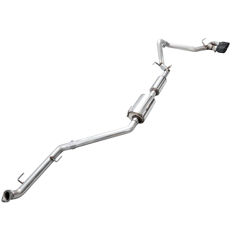 AWE Exhaust for 4th Gen Toyota Tacoma Dual Diamond Black Tips-SR1 Performance