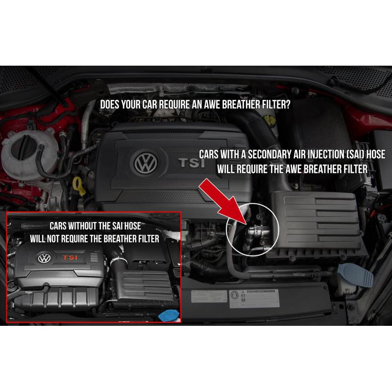 AWE Tuning S-FLO Breather Filter VW/Audi 2.0T-SR1 Performance