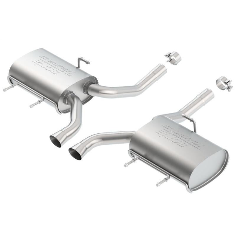 Borla 11-14 CTS Coupe V6 3.6L AT RWD/AWD Dual Ctr Rear Exit Touring Exhaust (REAR SECTION ONLY)-SR1 Performance