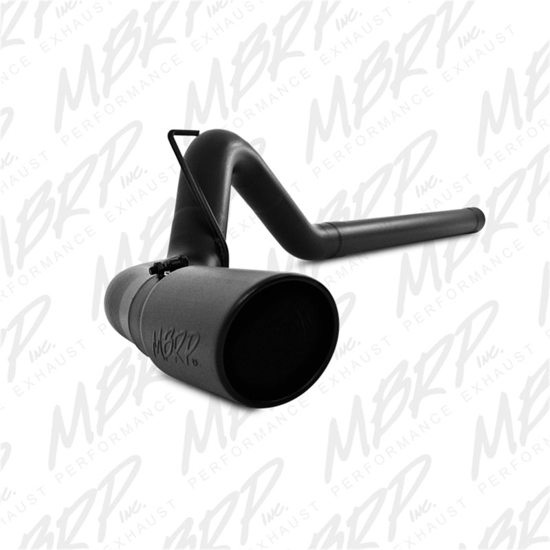 MBRP 10-12 Dodge 2500/3500 Cummins 6.7L Filter Back Single Side Black Coated Exhaust System-SR1 Performance