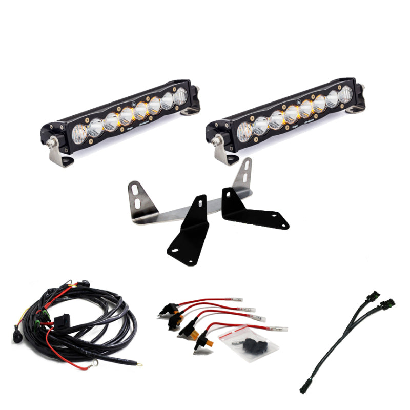 Baja Designs 2018+ Ford F-150 Dual S8 Series 10in Light Bar Kit-SR1 Performance