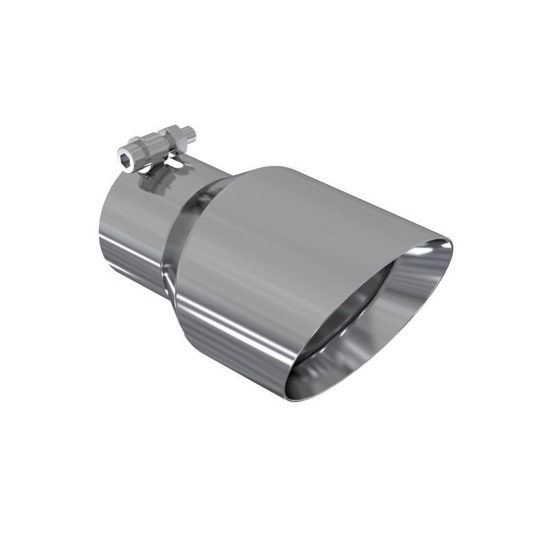MBRP Universal Tip 4.5in O.D. Dual Wall Angled 3in inlet 8in length T304-SR1 Performance
