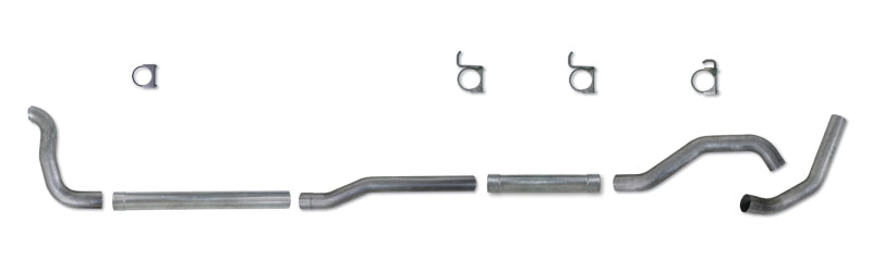 Diamond Eye KIT 4in TB MFLR RPLCMENT PIPE SGL AL: 2-WHEEL DRIVE ONLY 89-93 DODGE CUMMINS 5.9L-SR1 Performance