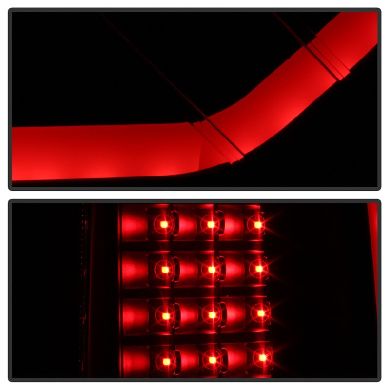 xTune 09-14 Ford F-150 Light Bar LED Tail Lights - Black Smoke (ALT-JH-FF15009-LBLED-BSM)-SR1 Performance