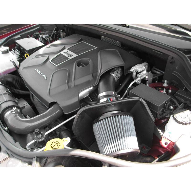 aFe MagnumFORCE Intake System Stage-2 Pro DRY S 2014 Jeep Cherokee V6 3.0L EcoDiesel-SR1 Performance
