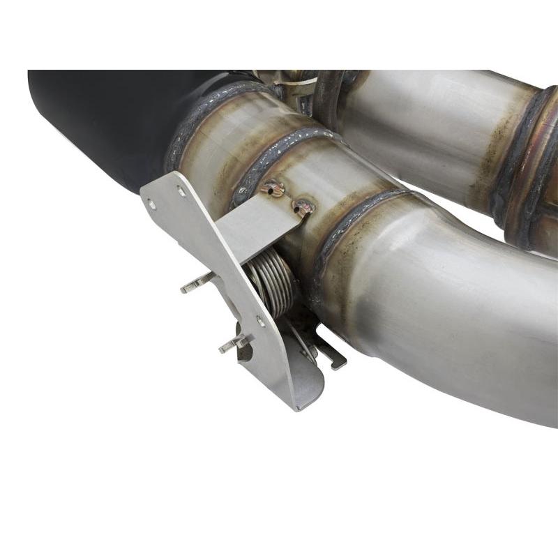 aFe MACHForce XP 3in 304 SS Axle-Back Exhaust Dual Exhaust (NPP) w/ Black Tips 16-17 Camaro SS V8-SR1 Performance