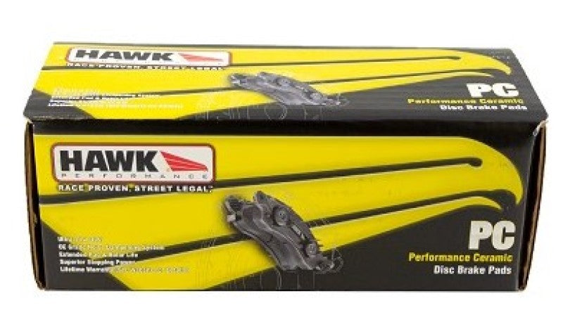 Hawk 15-17 Ford Mustang Performance Ceramic Rear Brake Pads-SR1 Performance