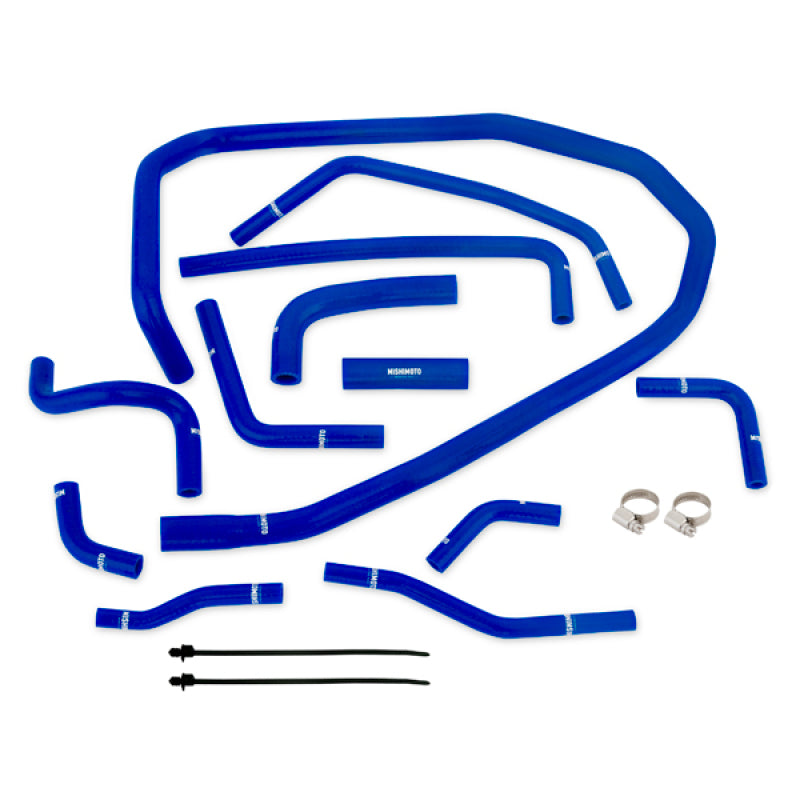 Mishimoto 2015 Subaru WRX Blue Silicone Radiator Coolant Ancillary Hoses Kit-SR1 Performance