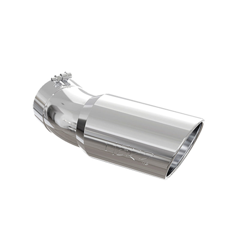 MBRP Universal Tip 6in OD 5in Inlet 15.5in Length 30 Deg Bend Angled Rolled End T304-SR1 Performance