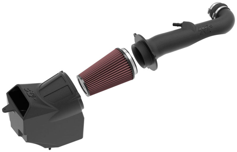 K&N 2018 Jeep Wrangler JL V6-3.6L F/I Aircharger Performance Intake-SR1 Performance