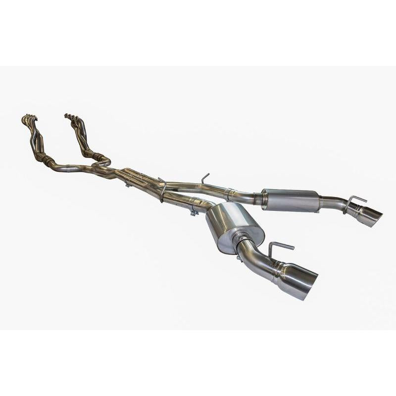 Kooks 16-23 Chevrolet Camaro SS/ 17-23 ZL1 6.2L 2in Headers & Green Exhaust Kit w/Polished Dual Tips-SR1 Performance